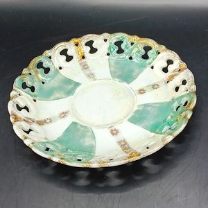 beautifull and Rare Vintage Fine Porcelain Saucer Normal Age Wear As Found